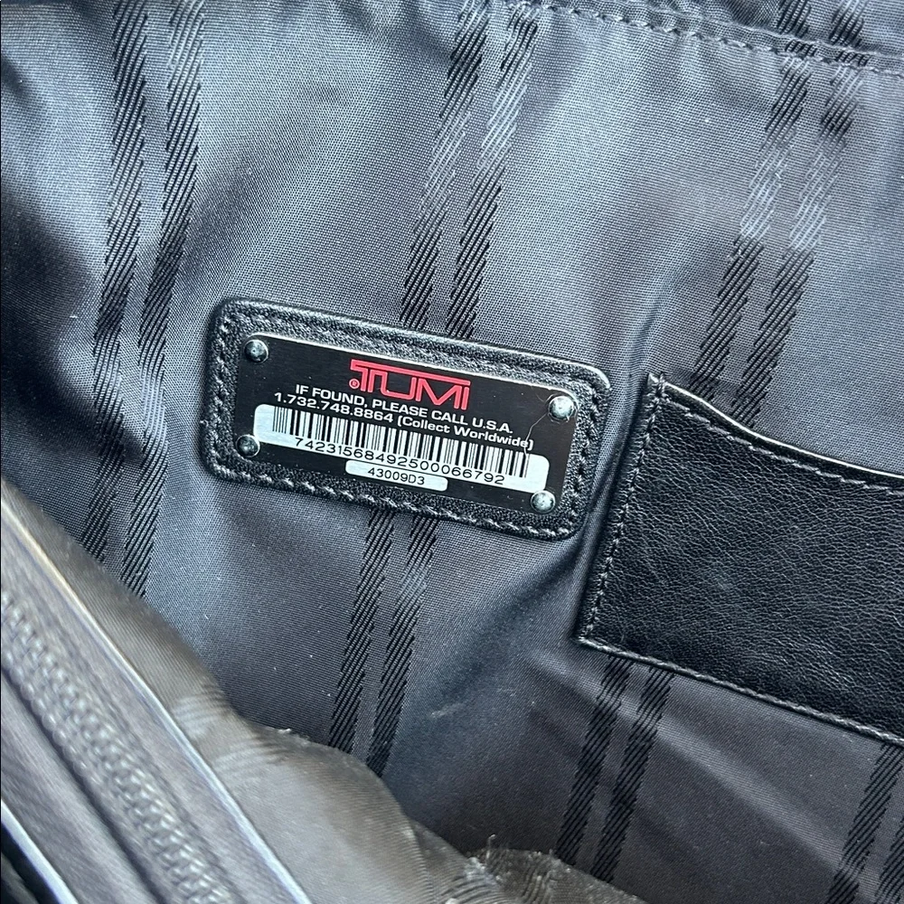 TUMI BLACK BALLISTIC NYLON Laptop BAG briefcase 430093 Black
